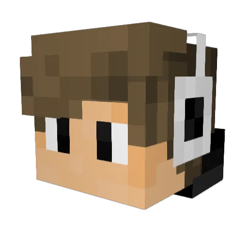 hanni_0808 Minecraft avatar head, 3D render