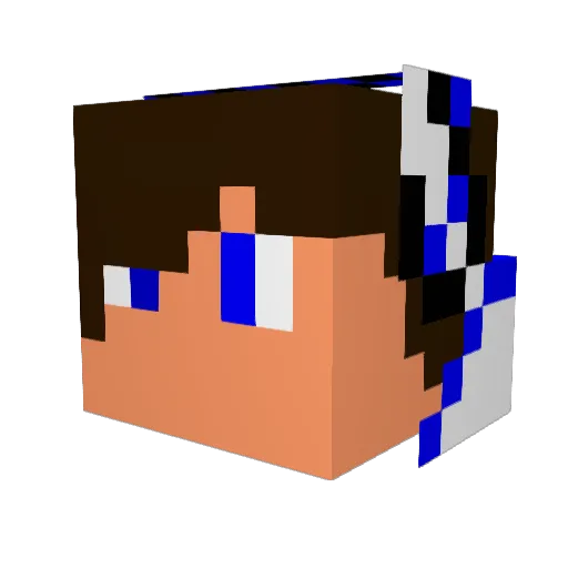 hannibal79 Minecraft avatar head, 3D render