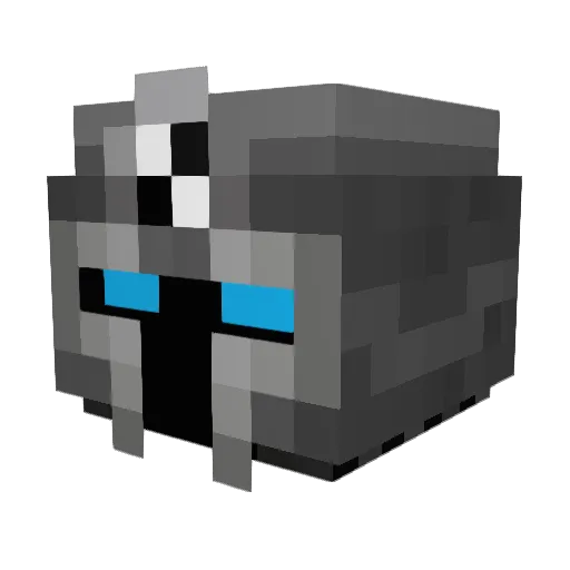 hanny_bear Minecraft avatar head, 3D render