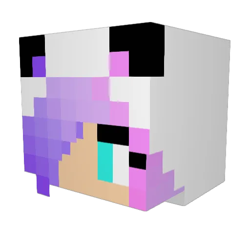 hannybanny1000 Minecraft avatar head, 3D render