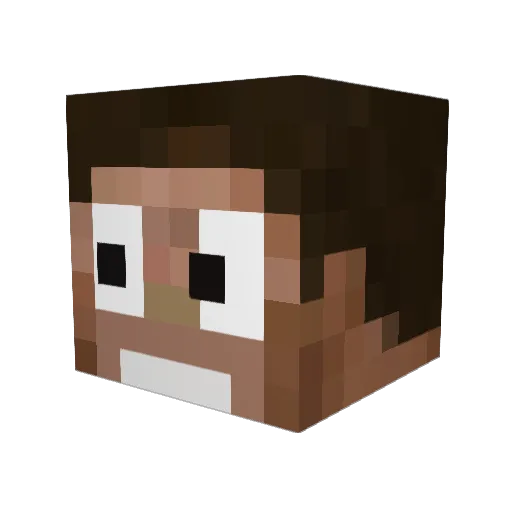 hannza101 Minecraft avatar head, 3D render