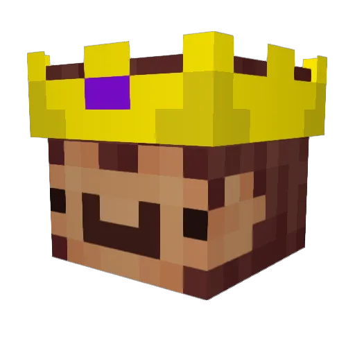 hanoj_ Minecraft avatar head, 3D render