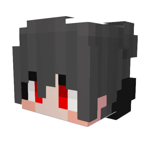 hanok817 Minecraft avatar head, 3D render