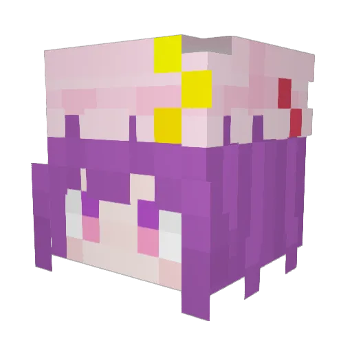 hanpi13 Minecraft avatar head, 3D render