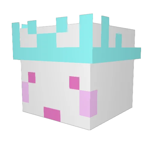 hanroa Minecraft avatar head, 3D render