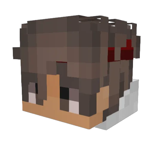 hans2016 Minecraft avatar head, 3D render