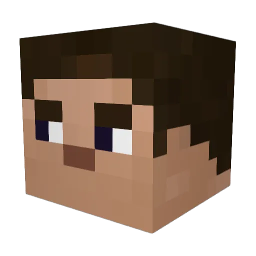 hans4017 Minecraft avatar head, 3D render