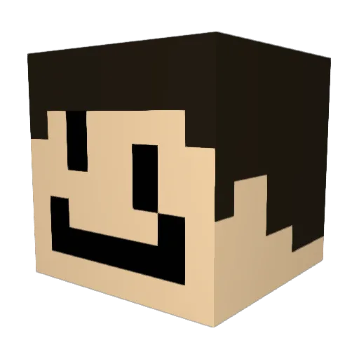 hans7296 Minecraft avatar head, 3D render