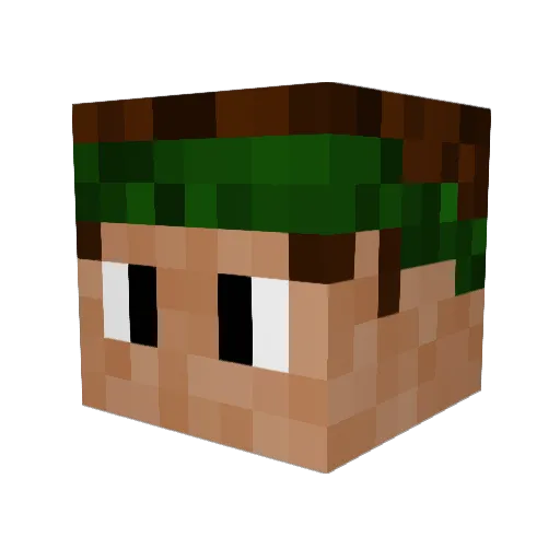 hansen1985 Minecraft avatar head, 3D render