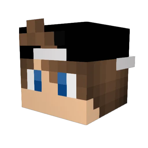 hansjone1234 Minecraft avatar head, 3D render