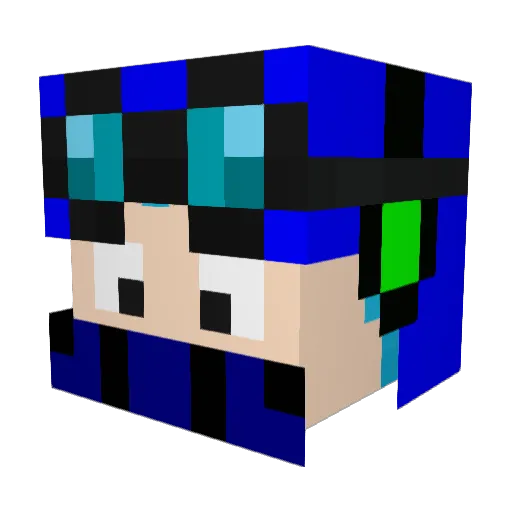 hanson0923 Minecraft avatar head, 3D render