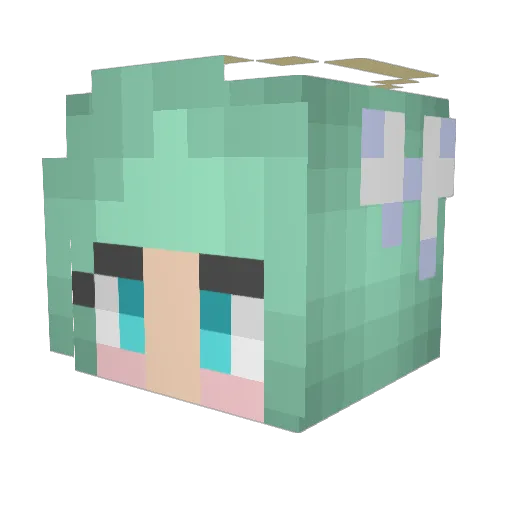 hanstar123 Minecraft avatar head, 3D render