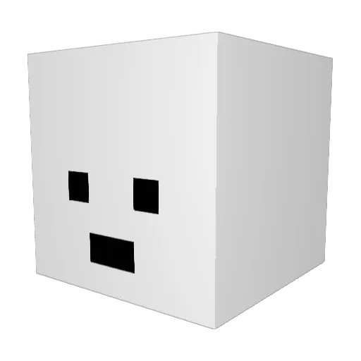 hansun123 Minecraft avatar head, 3D render