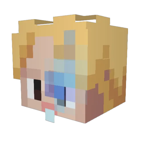 hansungmin36 Minecraft avatar head, 3D render