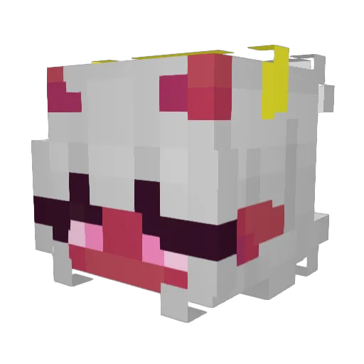 hansxir_ Minecraft avatar head, 3D render