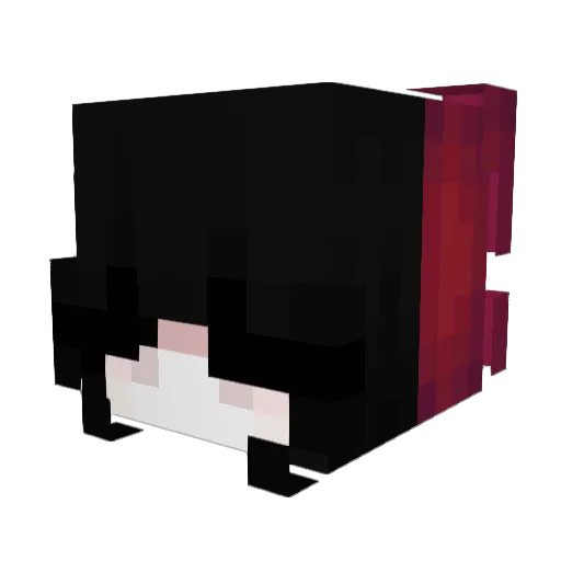 hantaro_o Minecraft avatar head, 3D render