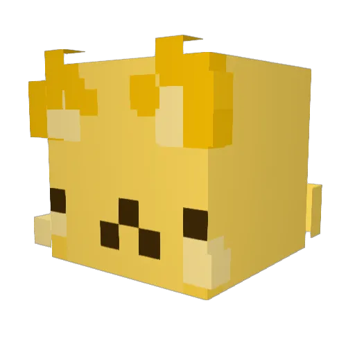 hantvo Minecraft avatar head, 3D render