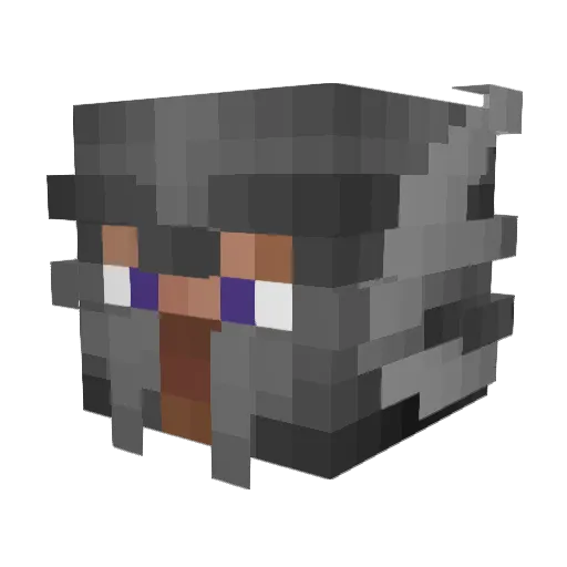 hanwold Minecraft avatar head, 3D render