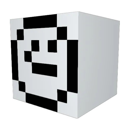 hanwuli Minecraft avatar head, 3D render