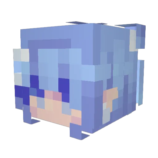 hanybal73 Minecraft avatar head, 3D render