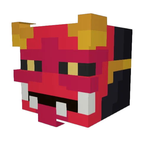 hanz2219 Minecraft avatar head, 3D render