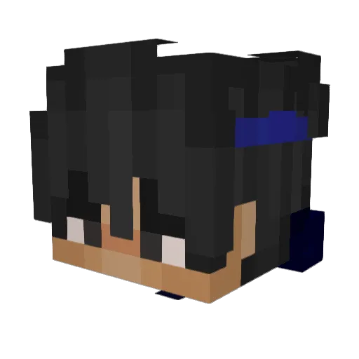 hanzmann6666 Minecraft avatar head, 3D render