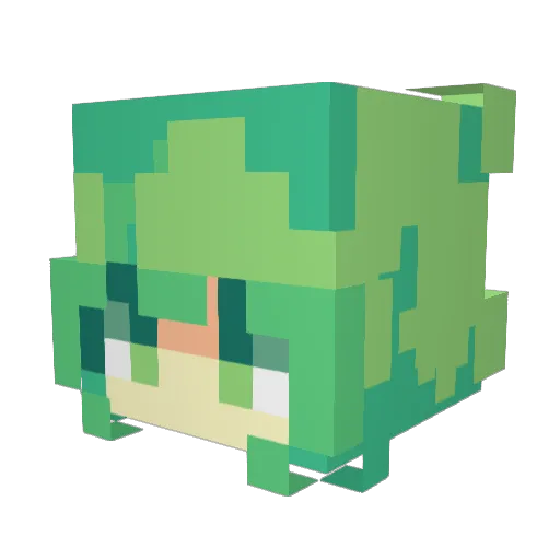 hanzzyyy_ttv Minecraft avatar head, 3D render