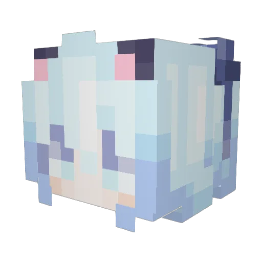 haoge0427 Minecraft avatar head, 3D render