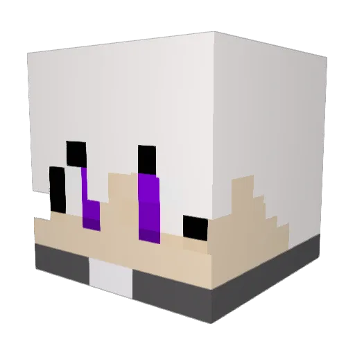 hapeng123 Minecraft avatar head, 3D render