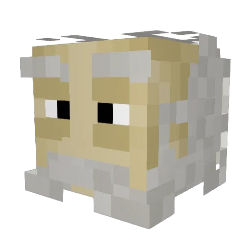 haplogy Minecraft avatar head, 3D render