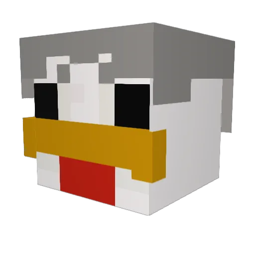 happy0212 Minecraft avatar head, 3D render