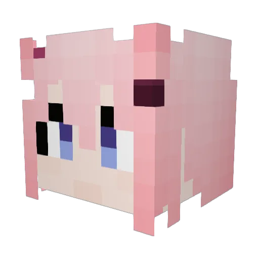 happy040885 Minecraft avatar head, 3D render
