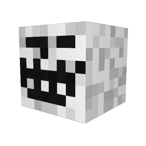 happy_fart Minecraft avatar head, 3D render