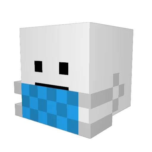happy_kong_bob Minecraft avatar head, 3D render