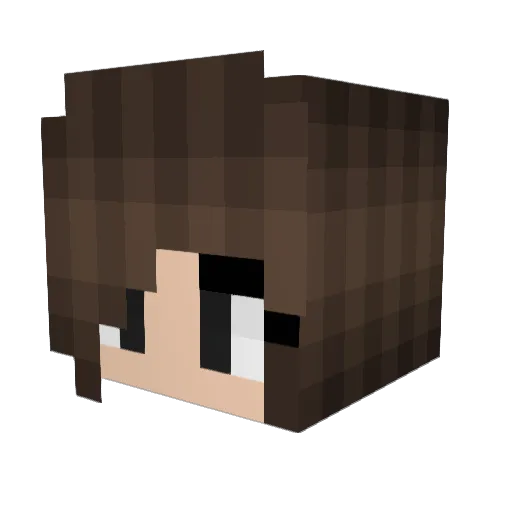 happycat254 Minecraft avatar head, 3D render