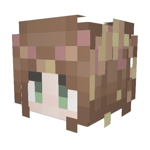 happycat99 Minecraft avatar head, 3D render