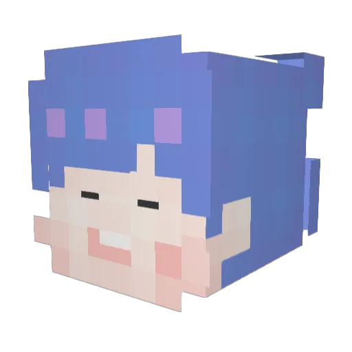 Minecraft-Avatar von happycotton: Kopf als 3D-Render