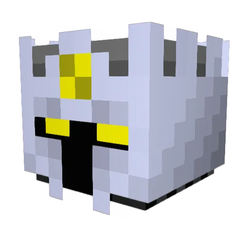 happydapi Minecraft avatar head, 3D render