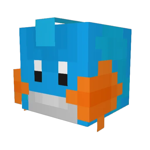 happydiavd Minecraft avatar head, 3D render