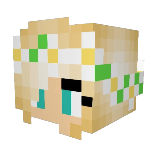 happydickson21 Minecraft avatar head, 3D render