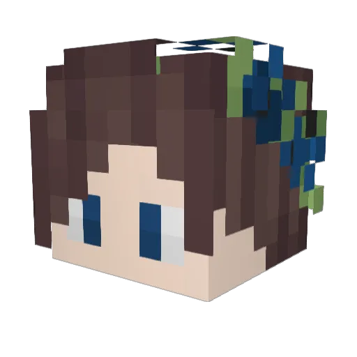 happydude345 Minecraft avatar head, 3D render