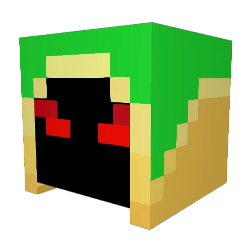 happyface0878 Minecraft avatar head, 3D render