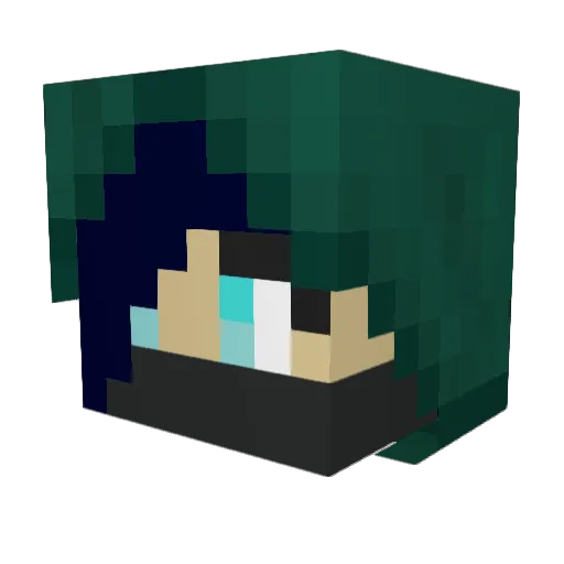 happyface628 Minecraft avatar head, 3D render