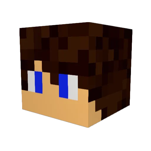 happyhip1234 Minecraft avatar head, 3D render