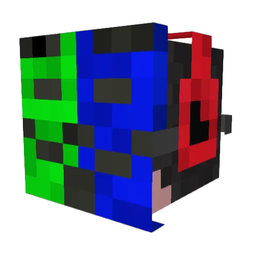 happylarsen Minecraft avatar head, 3D render