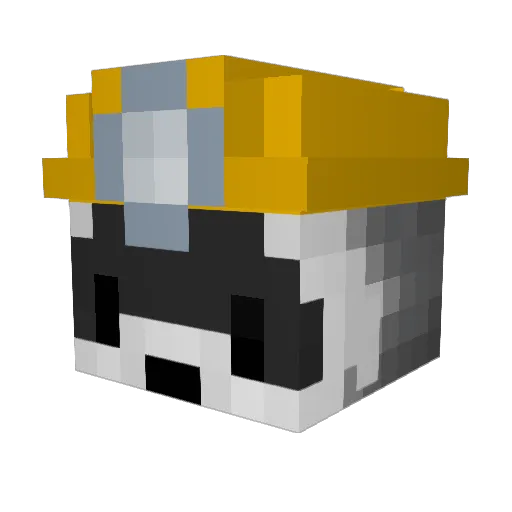 happyman7 Minecraft avatar head, 3D render