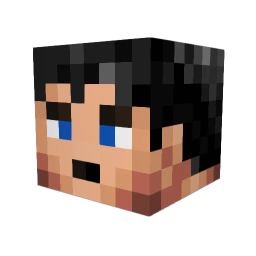 happypants57 Minecraft avatar head, 3D render