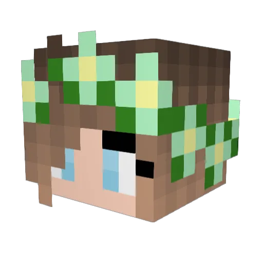 happysugarfarm Minecraft avatar head, 3D render