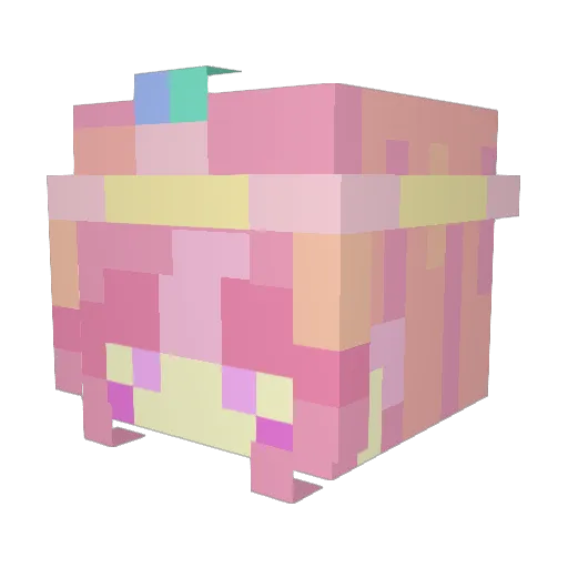 happytheo Minecraft avatar head, 3D render