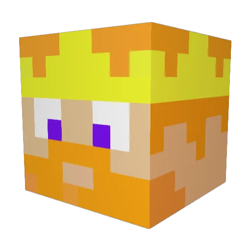 har0ldthegreat Minecraft avatar head, 3D render